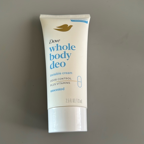 Dove Whole Body Invisible Long Lasting Women's Deodorant Cream Unscented - Picture 1 of 2
